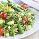 Spargel Quinoa Salat mit Zitrone